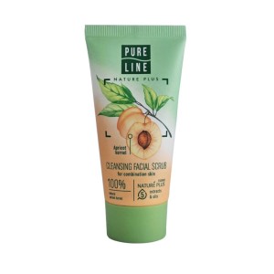 Valomasis veido šveitiklis su abrikosų kauliukais PURE LINE (ČISTAJA LINIJA)  50ml